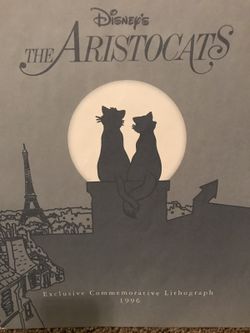 Walt Disney Aristocats exclusive lithograph includes 1