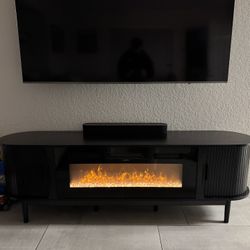 Fireplace Entertainment Console