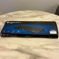 HP Wireless Elite v2 Slim Wireless Keyboard Adjustable Height  Black