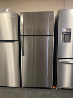 GE  Top Mount Stainless Refrigerator
