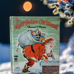 The Night Before Christmas by Clement C Moore
Vintage 1963
HB Children's Whitman Book