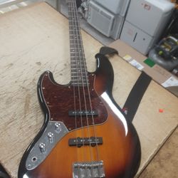 Squier By Fender Jazz Bass Guitar 