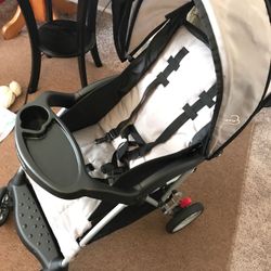 Free stand 1 hand fold stroller $45