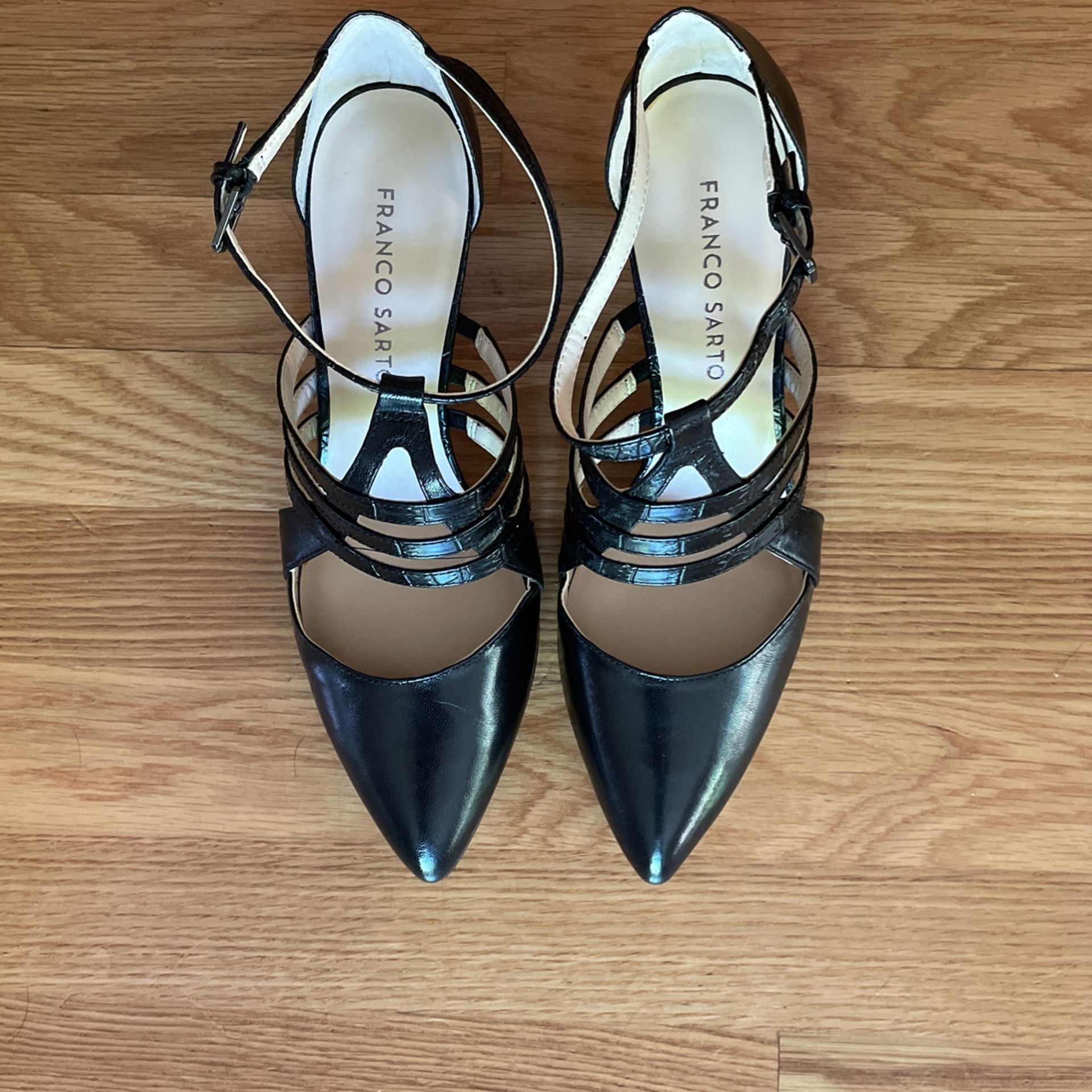 Franco Sarto Leather Heels Size 8