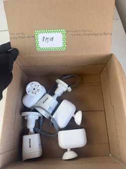 Lot of 5 ANNKE Outdoor CCTV Security Cameras Surveillance Untested