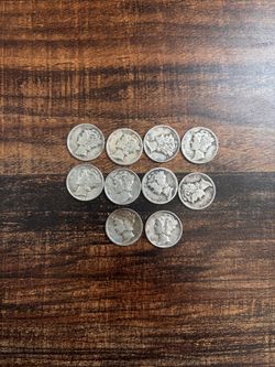 Mercury Silver Dime Coins
