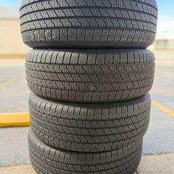 V130  275 60 20 116T  Goodyear Wrangler  4 Used Tries  75%-90% Life 