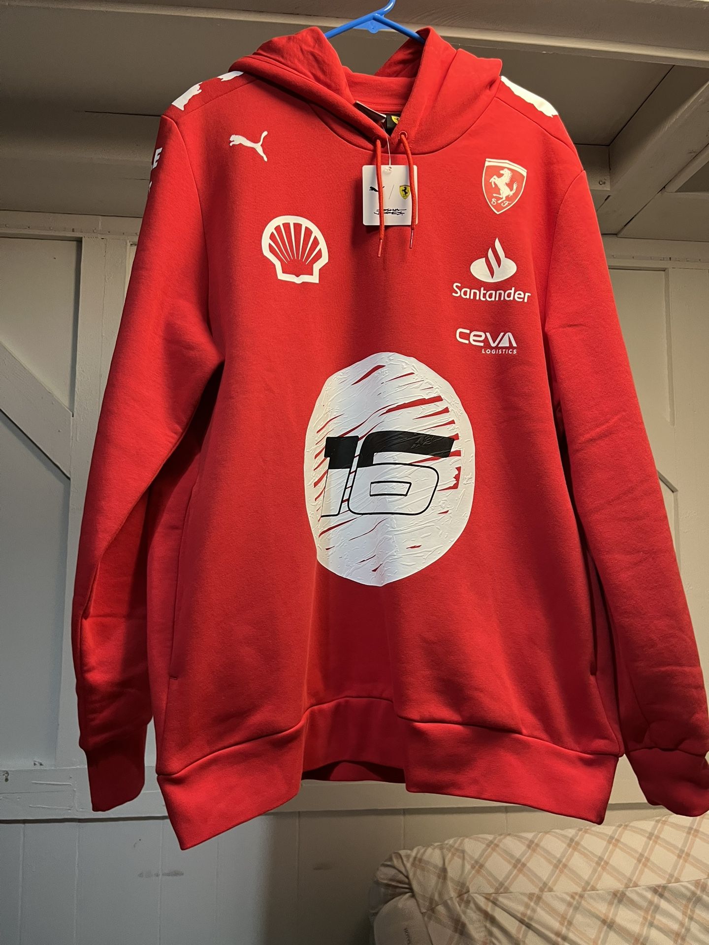 Ferrari Racing 16 hoodie new with tags