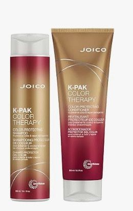 Joico K-PAK Color Therapy Color-Protecting Shampoo & Conditioner Set | For Color-Treated Hair | Boost Shine | Improve Elasticity | Repair Breakage | R