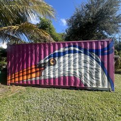 Graffiti Shipping Container 