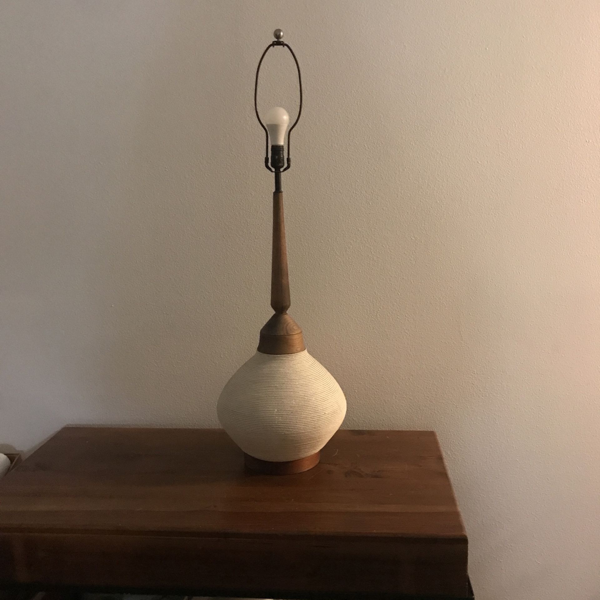 Midcentury Danish Modern Tall Table Lamp