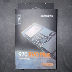 SAMSUNG 970 EVO Plus SSD 2TB NVMe M.2 Internal Solid State Drive w/ V-NAND Technology, Graphics w/ Heat Control (MZ-V7S2T0B/AM)