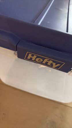 Hefty storage box , Hi rise