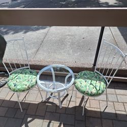 Patio Ice Creme Chair Trio