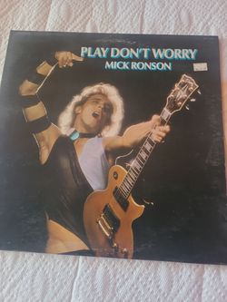 MICK RONSON PROMOTIONAL VINYL RECORD