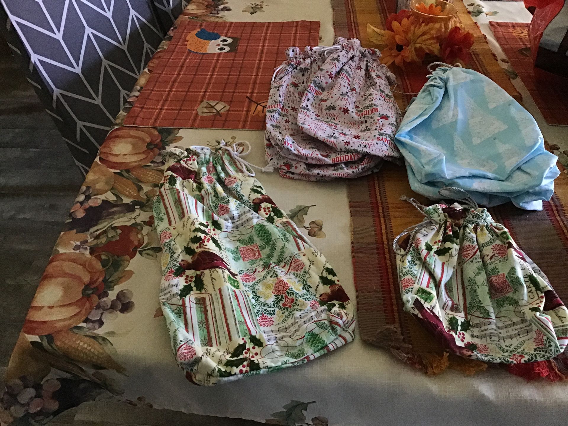 Cloth Christmas bags