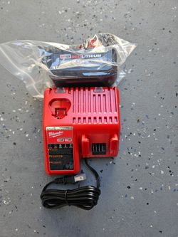 Milwaukee battery 6.0 and charger
