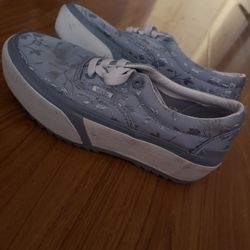 Blue Vans 