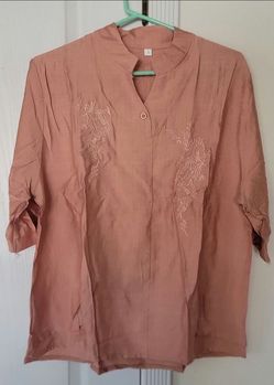 Embroidered blouse size L NEW