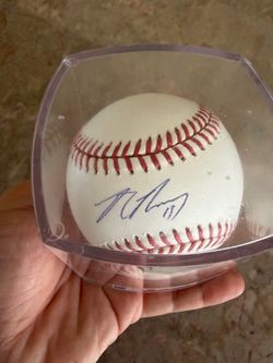 Baseball signed by Max Muncy