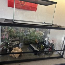 10 Gallon and 40 Gallon reptile enclosure bundle