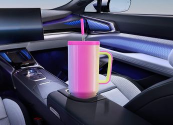 New Meoky 40oz Tumbler with Handle, Leak-proof Lid and Straw, Insulated Coffee Mug Stainless Steel Travel Mug, Keeps Cold for 34 Hours or Hot for 10 H