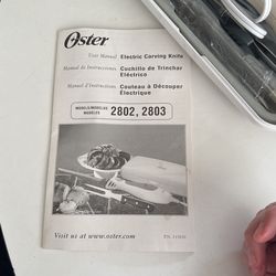 Oster Electric Craving Knife