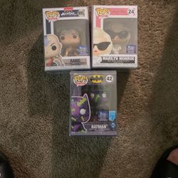 Funko Pops , Marilyn Monroe , Aang Funko , Batman Art Funko $50 Each 🚨