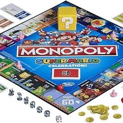 MONOPOLY SUPER MARIO CELEBRATION BOARD GAME 
