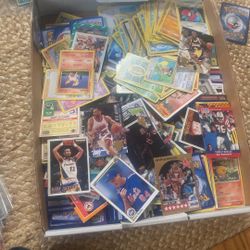 Random Pokemon And Sports Cards