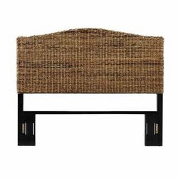 New in Box Crosley Serena Rattan Full Headboard - Banana Leaf