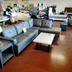 Leather Like Sectional Normally $1299