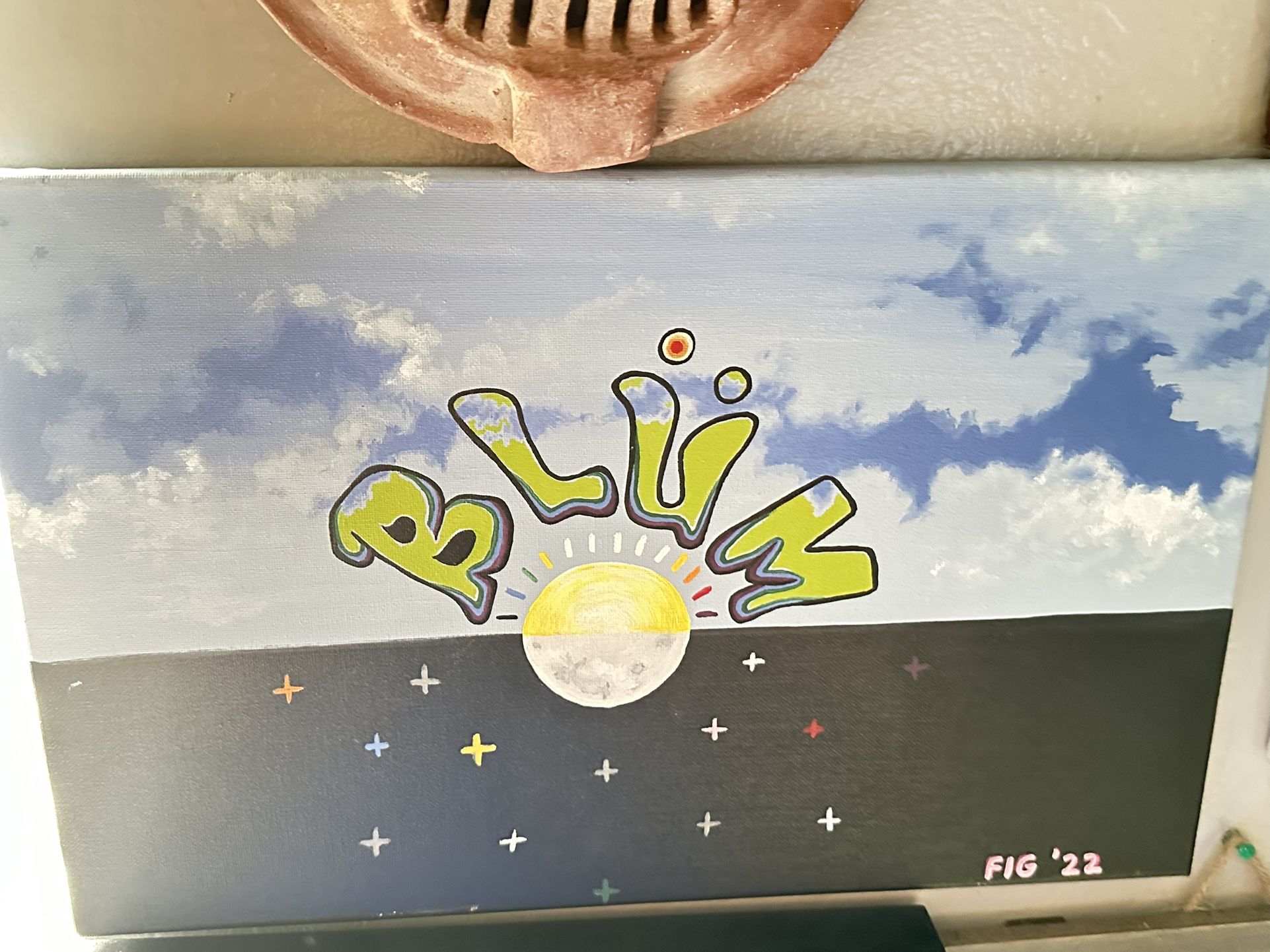 1/1 Painting From Blum Dispensary In Oakland