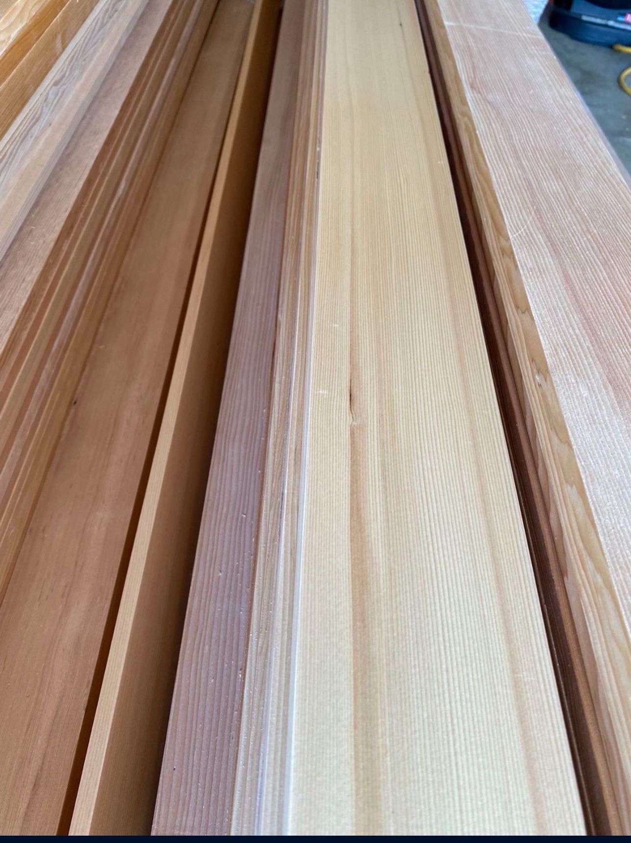 Clear Coat Hemlock Trim