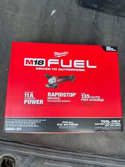 Milwaukee fuel 4-1/2 grinder