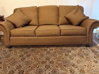 Ethan Allen Whitney sofa and Harris chair