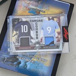 2023 Canvas Combos Kylin Mbappe/Erling Haaland 1/3