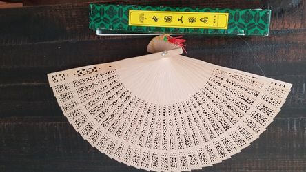 Japanese decoration wood fan