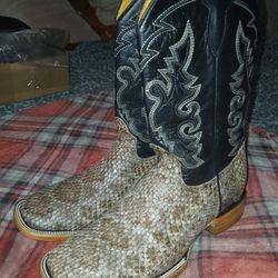 Rattle Snake Western Diamond Back Boots 
