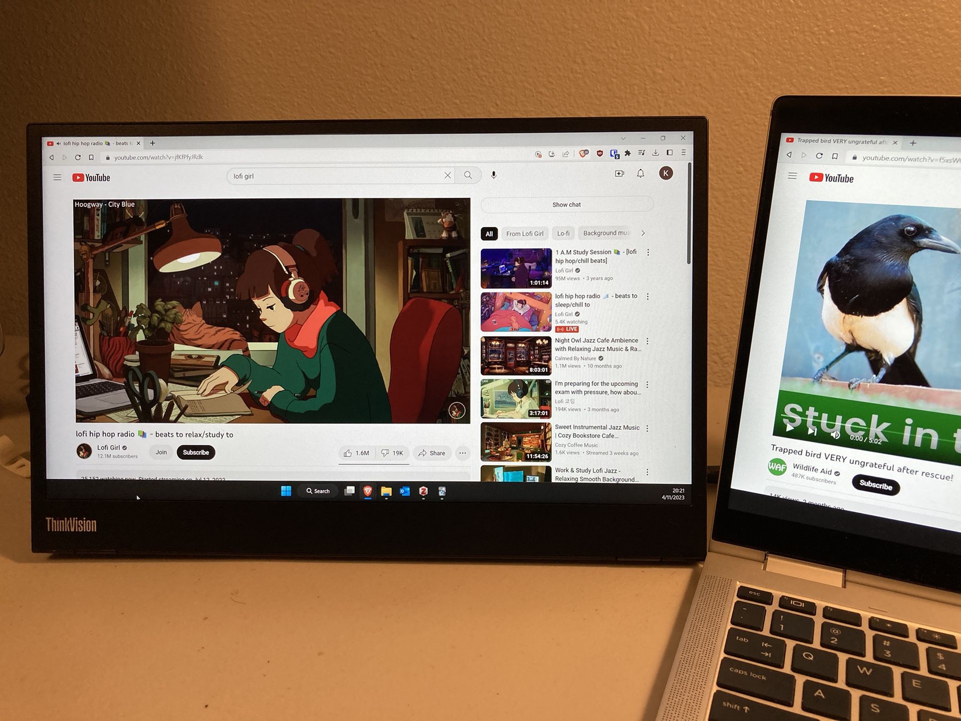 Lenovo ThinkVision M14 Portable Monitor