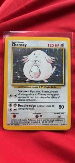 Chansey #3/102 Holofoil Rare 1999