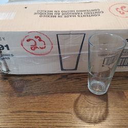 NEW Lot of 23 Libbey 15791 20 oz Stacking Mixing Glasses DuraTuff Clear Drinking Restaurant Bar