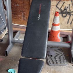 Weider Pro Bench Set With Weights 