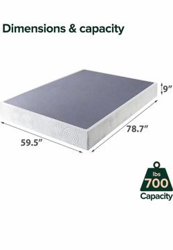 Queen Size Box Spring Foundation 9 Inch