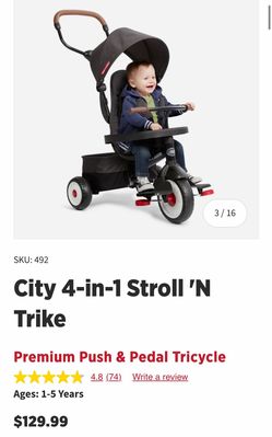 Radio flyer city push trike