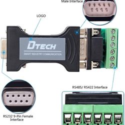 DTECH RS232 to RS485 Serial Communication Data Converter Adapter
