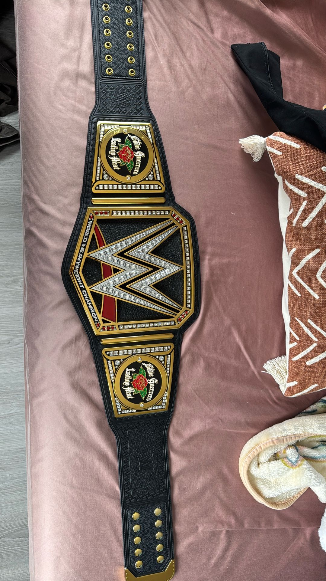 WWE Championship Belt With Eddie Guerrero Side Plates