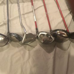 Assorted Golf Clubs 