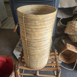 Wicker Basket used as vase