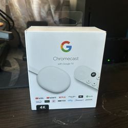 Chromecast 4k W/ Google TV